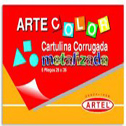 Carpeta Artecolor Corrugado Metalico 6 Colores