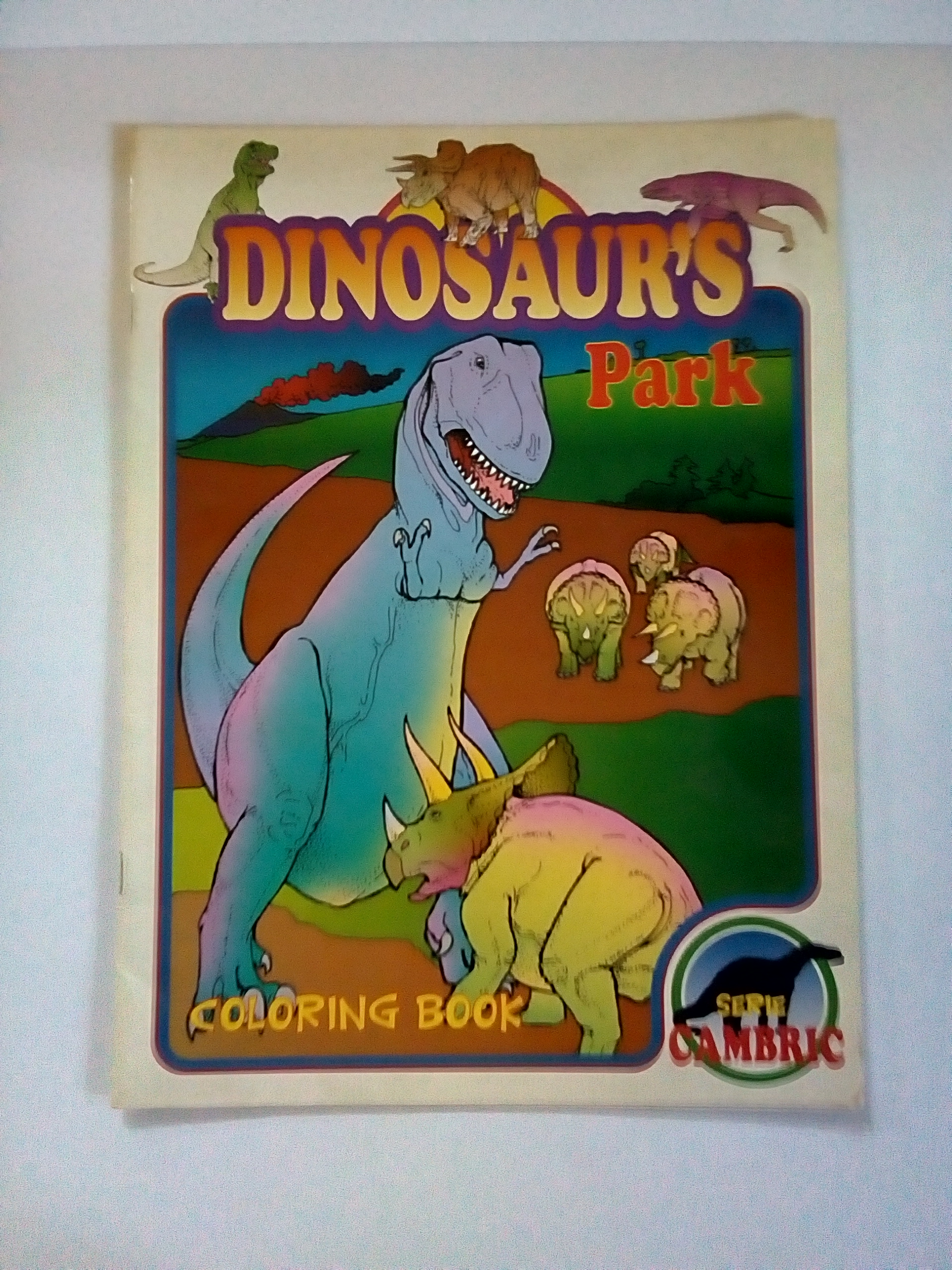 Libro Dinosaurios Para Pintar Serie Cambric