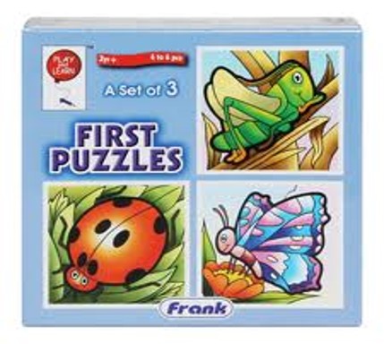 Didactico Mi primer Puzzle Set 3 de 6 pzas Los Insectos