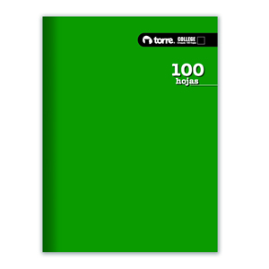 Cuaderno College Torre 100 hj Croquis
