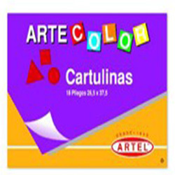 Carpeta Artecolor Cartulina Colores 18h 14 Col
