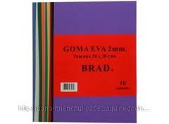 Goma Eva Pliego 2mm 40X60 Colores