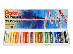Lapiz Pastel Pentel 25 Colores