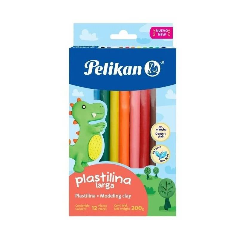 Plasticina Pelikan 12 Colores 216 gr