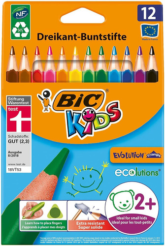 Lapiz Color Bic Kids 12col Jumbo Eco